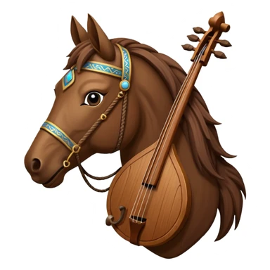 Morin khuur, mongolian sticker