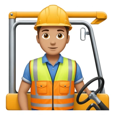 Scaffolder driving lorry sticker