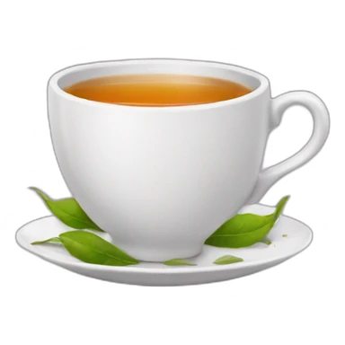 tea with garss sticker