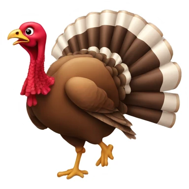 Turkey trot sticker