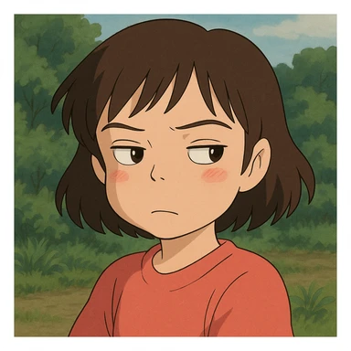 side eye expression sticker