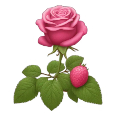 Framboise rose sticker