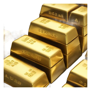 Gold bars sticker