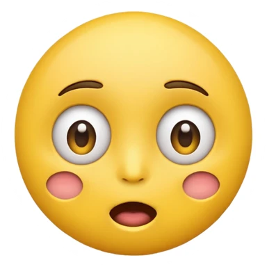 surprised face emoji sticker