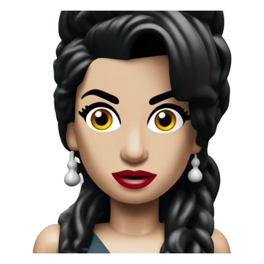 amy winehouse lego thumbnail sticker