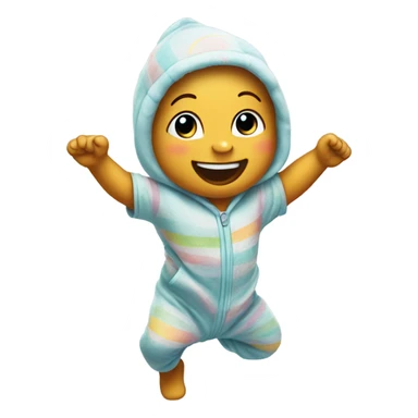 Dancing baby sticker