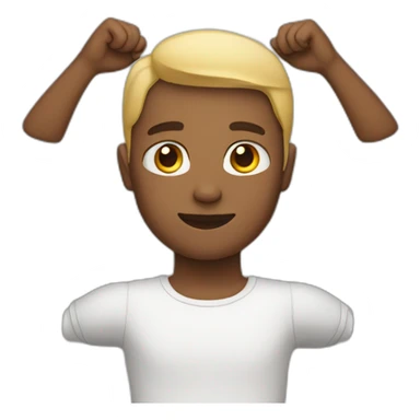 person with shoulders and arms sticker