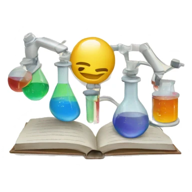 scientific research book sticker