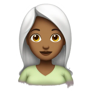 Pregnant girl sticker