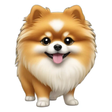 cute-hairy-dwarf-pomeranian sticker
