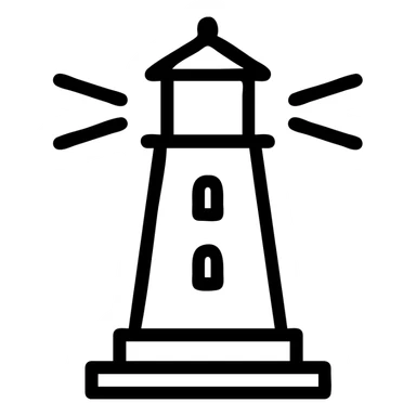 lighthouse sticker
