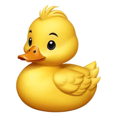 Female duck emoji sticker