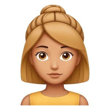 girl with bump on top of head sticker