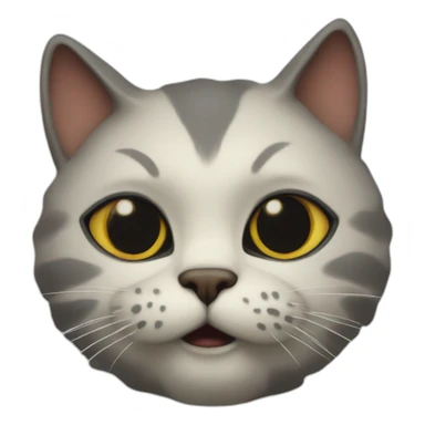 catcat in mask of madness sticker