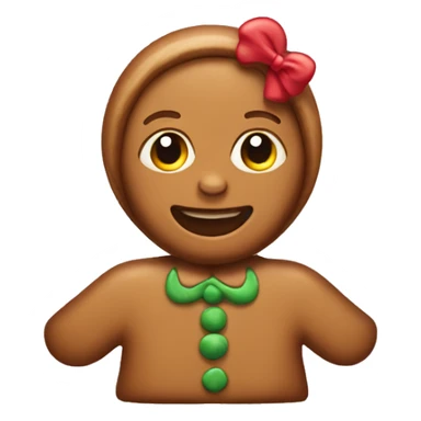 Gingerbread girl  sticker