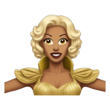 Fighting rupaul sticker