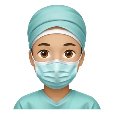 medical mask face sticker