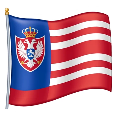A flag of republic of srpska sticker