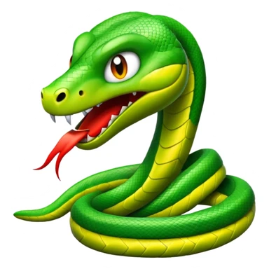  i want a animated emoji with the text "'Lil Viper Mad"  sticker