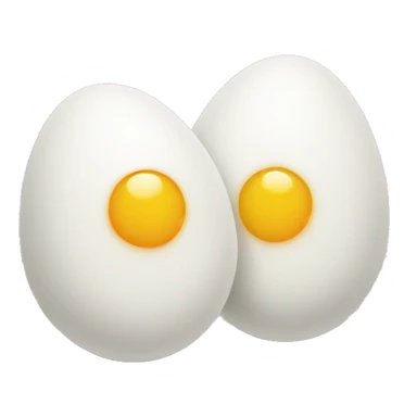 two eggs sticker