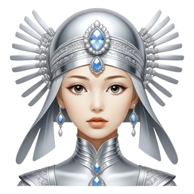 sorayama imperial russia kokoshnik sticker