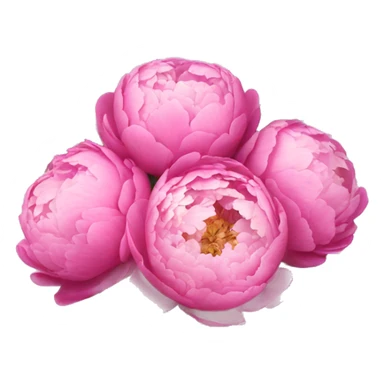 Bouquet of pink peonies sticker