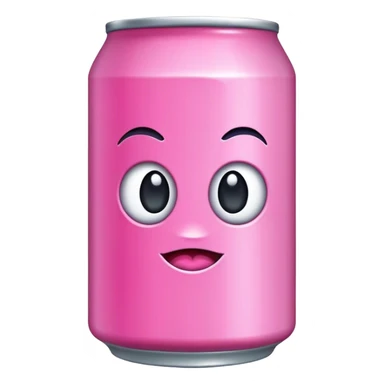 pink sprite can sticker