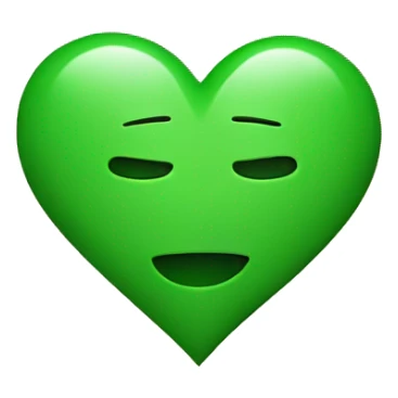 12 Heart and 1 green Heart  sticker