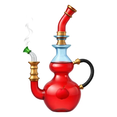 apple hookah sticker