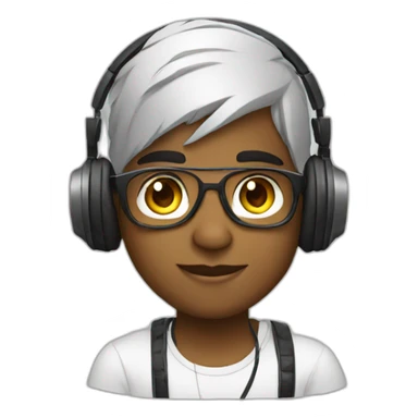 Dj Indian boy sticker