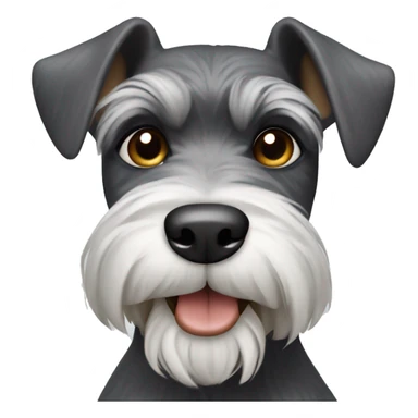 schnauzer dog sticker
