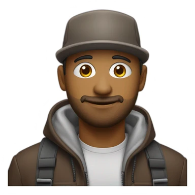 Cafe-expresso-con gorra sticker