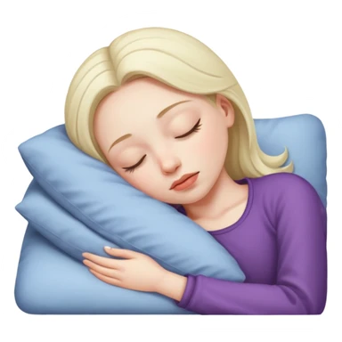 girl sleeping sticker