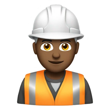 Civil Engineer wit white hat sticker