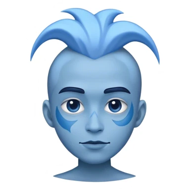 clients blue color sticker