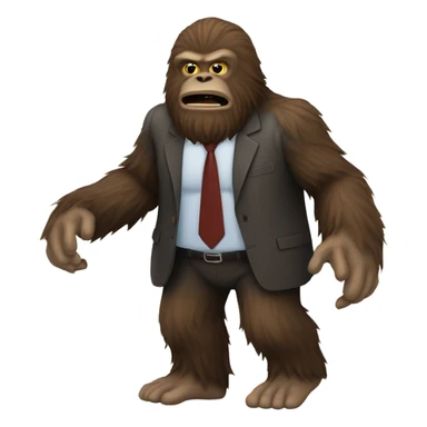 Sasquatch, attorney at law sticker