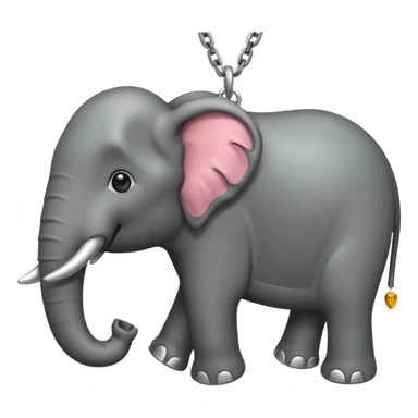 pata de elefante con  cadena, simulando esclavitud sticker