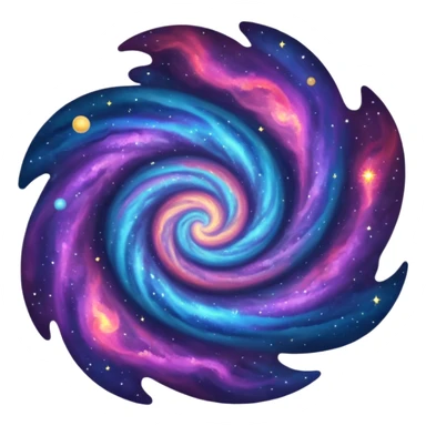 Universe sticker