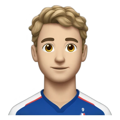 antoine dupont with france shirt number 9 sticker