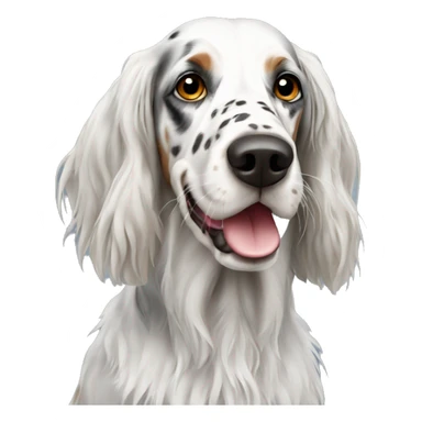 English setter  sticker