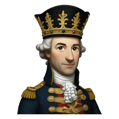 a British king from the 1763 sticker