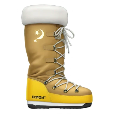 Icon moon boot sticker