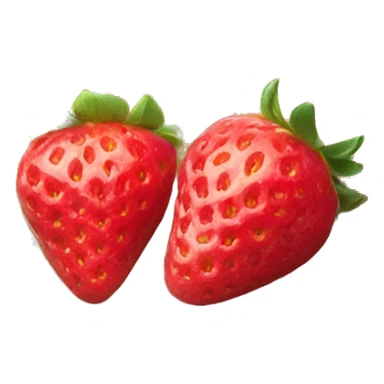 Waffle with strawberries and cream sticker