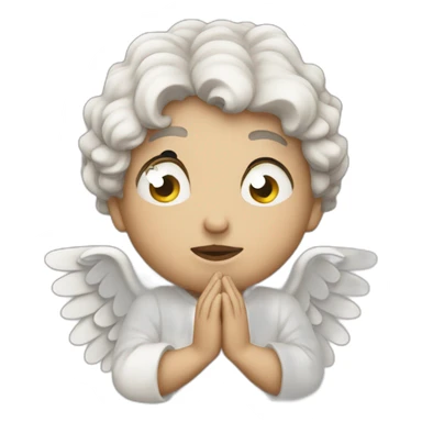 Angel craying sticker