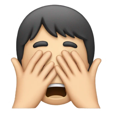 Face palm emoji sticker
