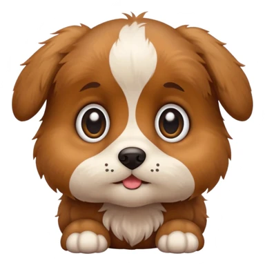 Puppy with big eyes sticker