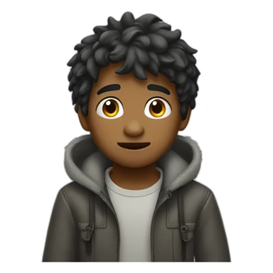 Boy who cried wolf sticker