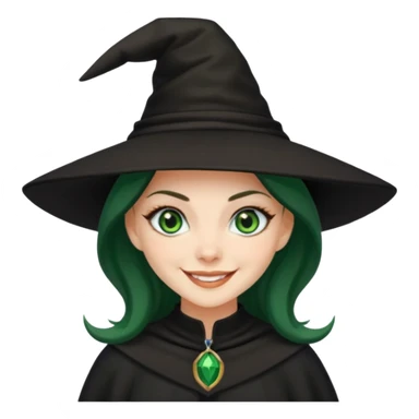 Samantha the witch sticker