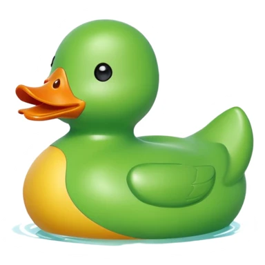 green duck sticker