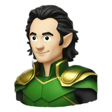 Loki Mario marvel detail sticker